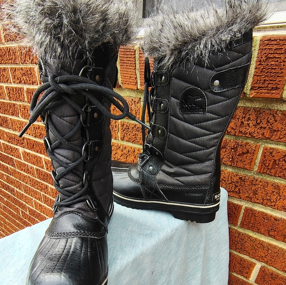 SOREL LADIES SZ 8 TOFINO 11 SNOW/RAIN LINED WATERPROOF BOOTS LN $179 - Picture 3 of 11